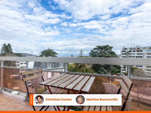 CHAMALIERES : T2 LUMINEUX AVEC BALCON ET VUE DEGAGEE