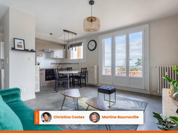 CHAMALIERES : T2 LUMINEUX AVEC BALCON ET VUE DEGAGEE
