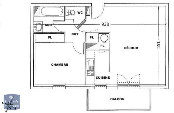Appartement à louer 2 pièces 48.06m² Lehaucourt (02420)