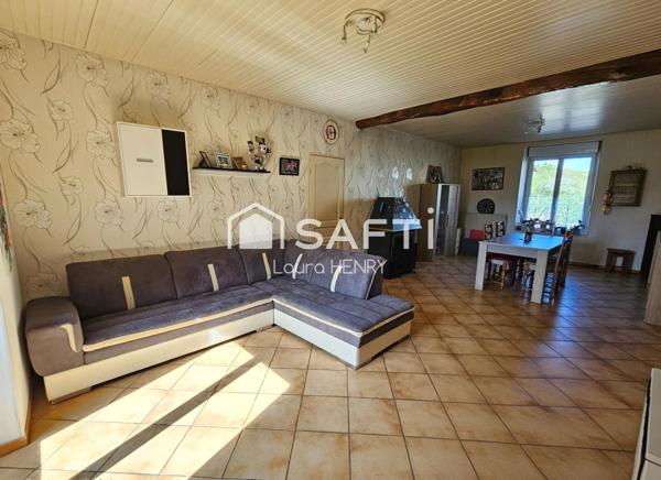 Maison de 3 chambres avec garage et jardin
