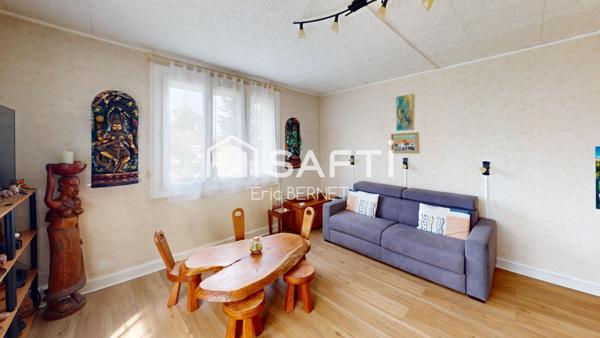 Grand T3 avec cave et parking