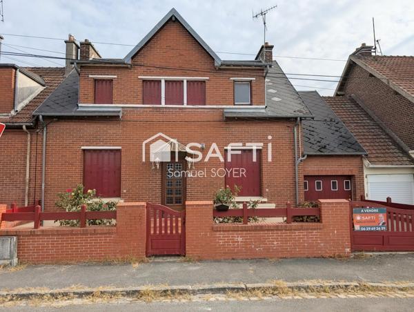 MAISON, GARAGE, DEPENDANCES, TERRASSE ET JARDIN