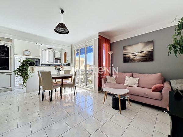 Golfe Juan - 4P - 72m² - Balcon - Sud-Ouest - Cave - Proche mer