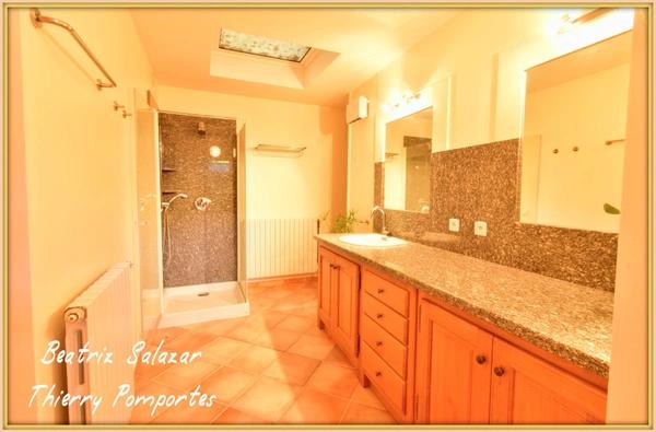 2 apparts 158m2, hangar 78m2, 2 garages, emplacement Camping Car + 4.8ha de colline + une source