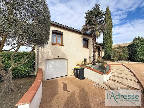 31140 PECHBONNIEU - Maison T5 de 126m² avec sous-sol, jardin et piscine