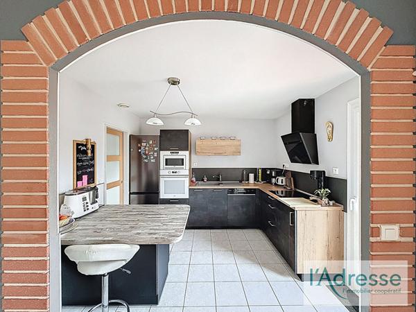 31140 PECHBONNIEU - Maison T5 de 126m² avec sous-sol, jardin et piscine