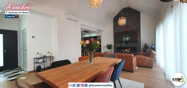 Varennes-le-Grand (71240) 8 PIÈCES 209 M² 758 M² MAISON 209 M² + 30 M² DE DÉPENDANCE | 5 CH | PISCINE