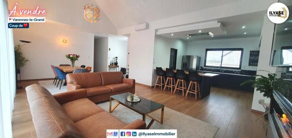 Varennes-le-Grand (71240) 8 PIÈCES 209 M² 758 M² MAISON 209 M² + 30 M² DE DÉPENDANCE | 5 CH | PISCINE
