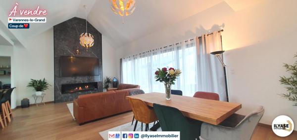 Varennes-le-Grand (71240) 8 PIÈCES 209 M² 758 M² MAISON 209 M² + 30 M² DE DÉPENDANCE | 5 CH | PISCINE