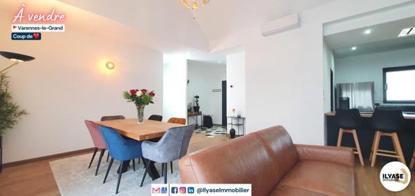 Varennes-le-Grand (71240) 8 PIÈCES 209 M² 758 M² MAISON 209 M² + 30 M² DE DÉPENDANCE | 5 CH | PISCINE