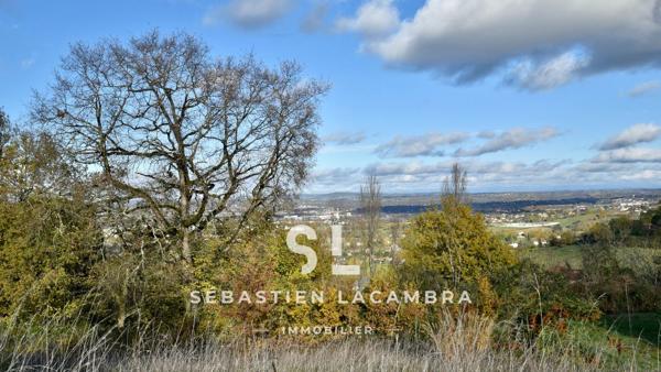 Puygouzon (81990) Terrain à vendre - Puygouzon - Vue dominante sur Albi