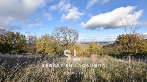Puygouzon (81990) Terrain à vendre - Puygouzon - Vue dominante sur Albi