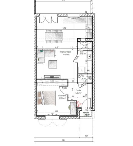 Maison à vendre 2 pièces 52 m² La Flotte