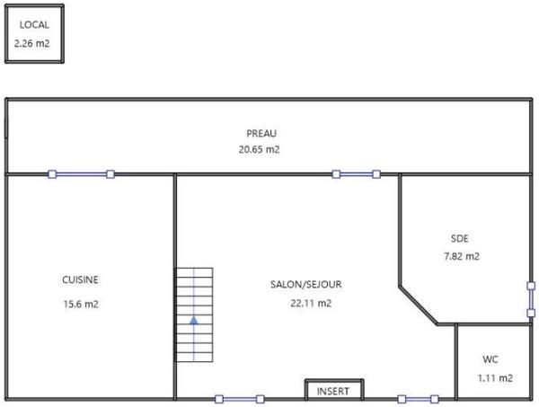 Maison 5 pièces - 92 m² Exclusivité efficity
