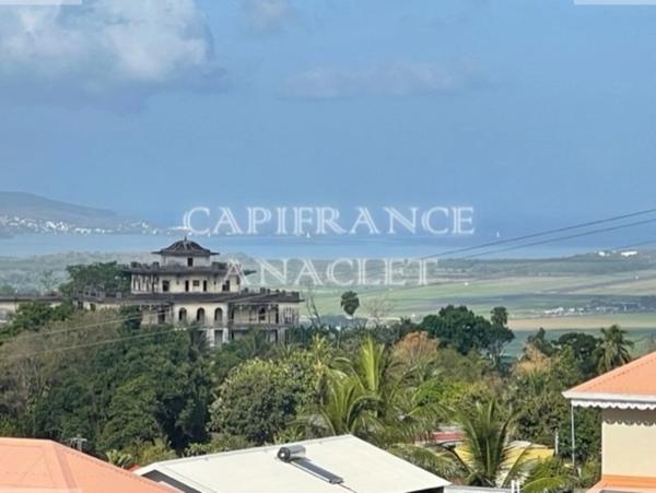 Dpt Martinique (972), à vendre LE LAMENTIN terrain de 1187 m² vue mer
