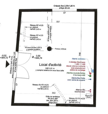 Local commercial/Professionnel 45 m² secteur Salins - Pro Immo