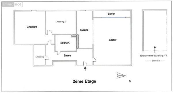 Appartement à vendre à Angers dans le Maine-et-Loire (49100), ref : 49114-808