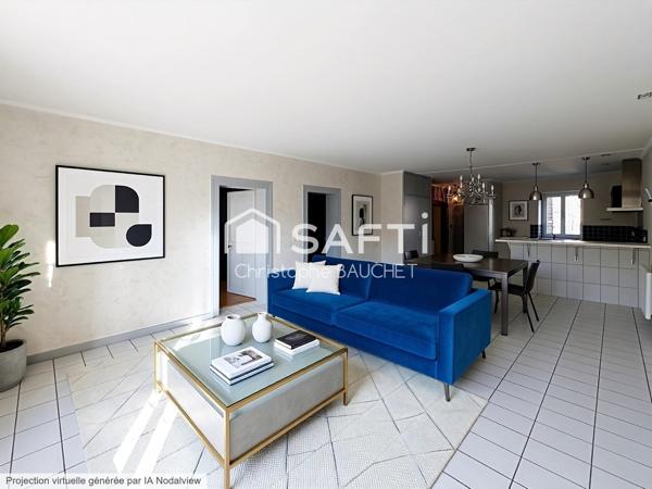 Appartement 4P rénové en cœur de ville