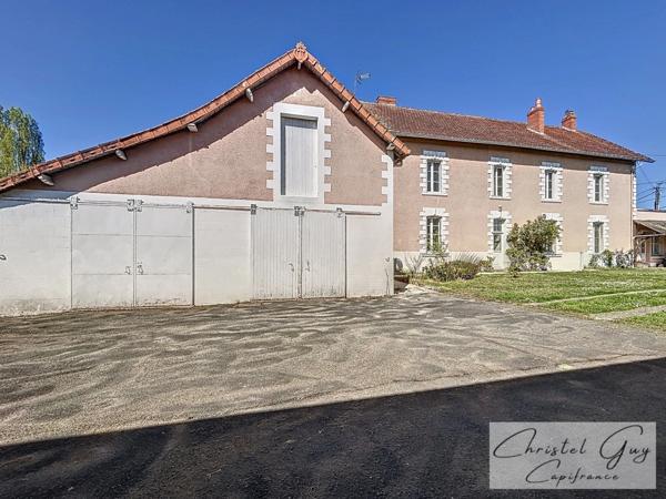 Vaas (72500) - Propriété de Charme 1910 de 175 m² + Maison d'amis, 7 Pièces, Terrain de 1260 m², Idéale Résidence Principale ou Secondaire