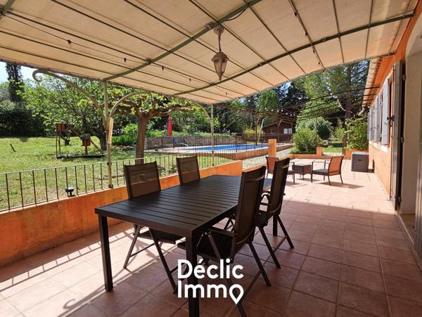 Vente maison Lorgues, 128m² 6 pièces 545 000€ avec piscine
