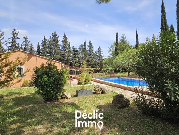 Vente maison Lorgues, 128m² 6 pièces 545 000€ avec piscine