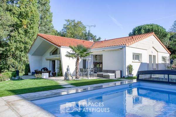 Maison d’architecte à l’environnement bucolique