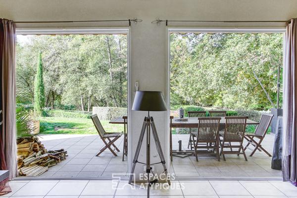 Maison d’architecte à l’environnement bucolique