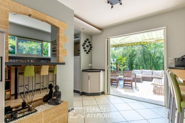 Maison d’architecte à l’environnement bucolique