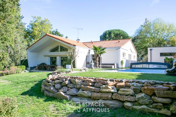 Maison d’architecte à l’environnement bucolique
