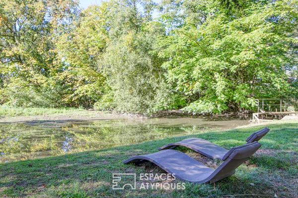 Maison d’architecte à l’environnement bucolique