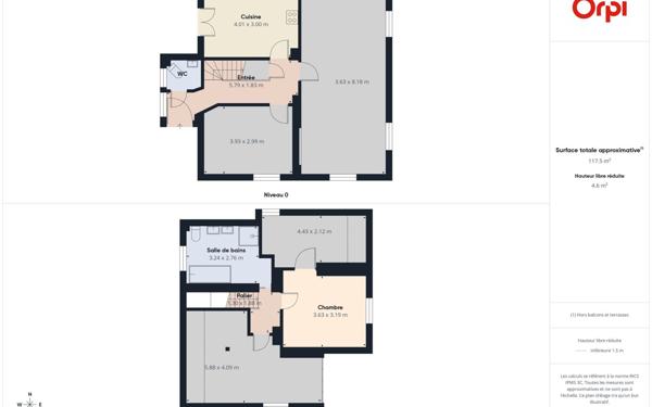 Maison à vendre    4 pièces • 111 m2 Illkirch-Graffenstaden