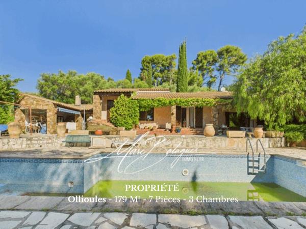 Ollioules (83190) À VENDRE – Propriété avec fort potentiel à OLLIOULES (secteur prisé).
