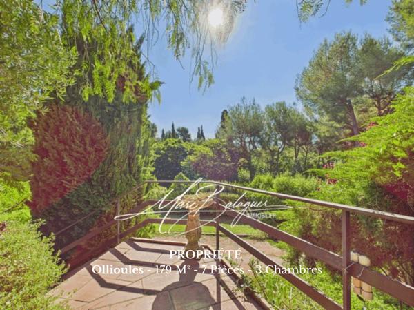 Ollioules (83190) À VENDRE – Propriété avec fort potentiel à OLLIOULES (secteur prisé).