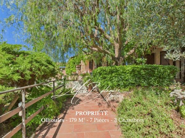Ollioules (83190) À VENDRE – Propriété avec fort potentiel à OLLIOULES (secteur prisé).