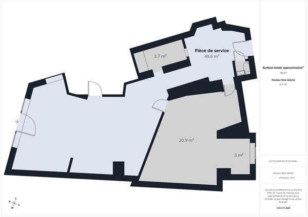 À VENDRE Local commercial avec fort potentiel en plein centre de Tournon-sur-Rhône