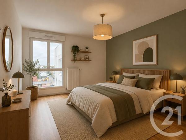 Appartement F2 à vendre  2 pièces - 46,23 m 2   ERAGNY SUR OISE  - 95