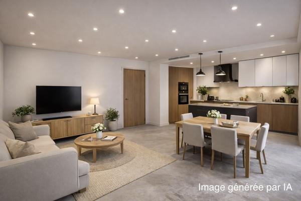 Tain-l'Hermitage (26600) Plateau T2 env. 50 m² en rez-de-chaussée + terrasse env. 25 m² + place de parking - Chemin des Dionnières, Tai