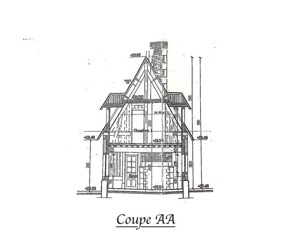 À VENDRE STRUCTURE BOIS D'UNE AUTHENTIQUE MAISON ANCIENNE À COLOMBAGES EN NORMANDIE (14) À ÉDIFIER