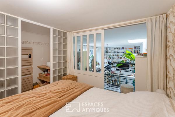 Espace ouvert avec mezzanine fermée et souplex en hyper-centre