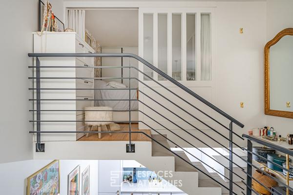 Espace ouvert avec mezzanine fermée et souplex en hyper-centre