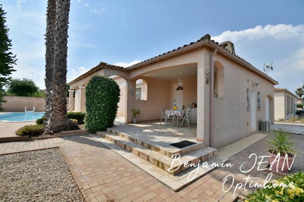 À vendre – Maison de plain-pied 4 faces avec piscine – Sérignan (34)