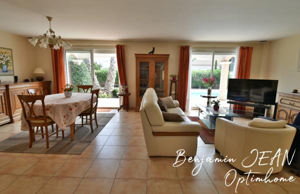 À vendre – Maison de plain-pied 4 faces avec piscine – Sérignan (34)