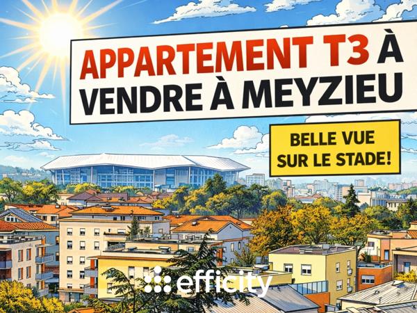 Appartement 3 pièces - 74 m² Exclusivité efficity