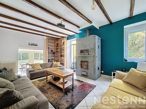 Environnement naturel pour cette belle maison de famille, 250m², 6 chambres, terrain de 9500m² - Inzinzac-Lochrist