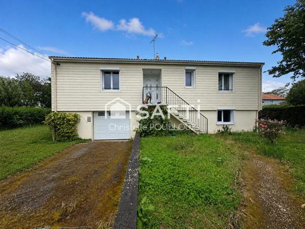 Maison individuelle familiale avec sous-sol aménagé et grand garage