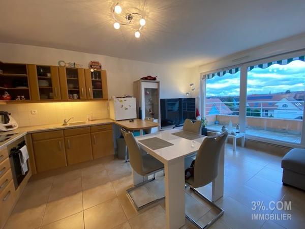 3%.COM Très beau F2 avec terrasse, cave et garage Wingersheim (67170)