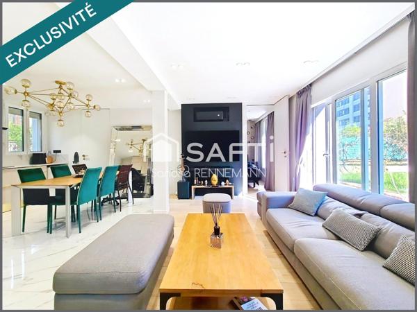 2P CALME et LUMINEUX AVEC JARDIN 71 m2 + CAVE.