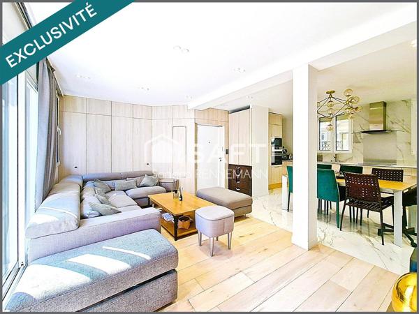 2P CALME et LUMINEUX AVEC JARDIN 71 m2 + CAVE.