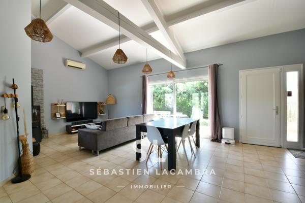 Lescure-d'Albigeois (81380) Maison familiale 6 pièces + jardin arboré sans vis-à-vis + Lescure-d’Albigeois + terrasses & piscine