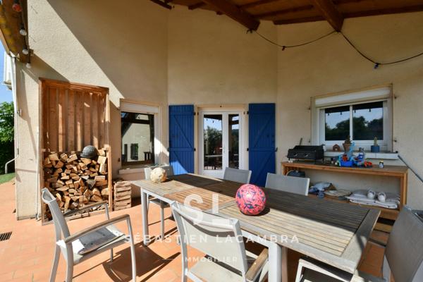 Lescure-d'Albigeois (81380) Maison familiale 6 pièces + jardin arboré sans vis-à-vis + Lescure-d’Albigeois + terrasses & piscine